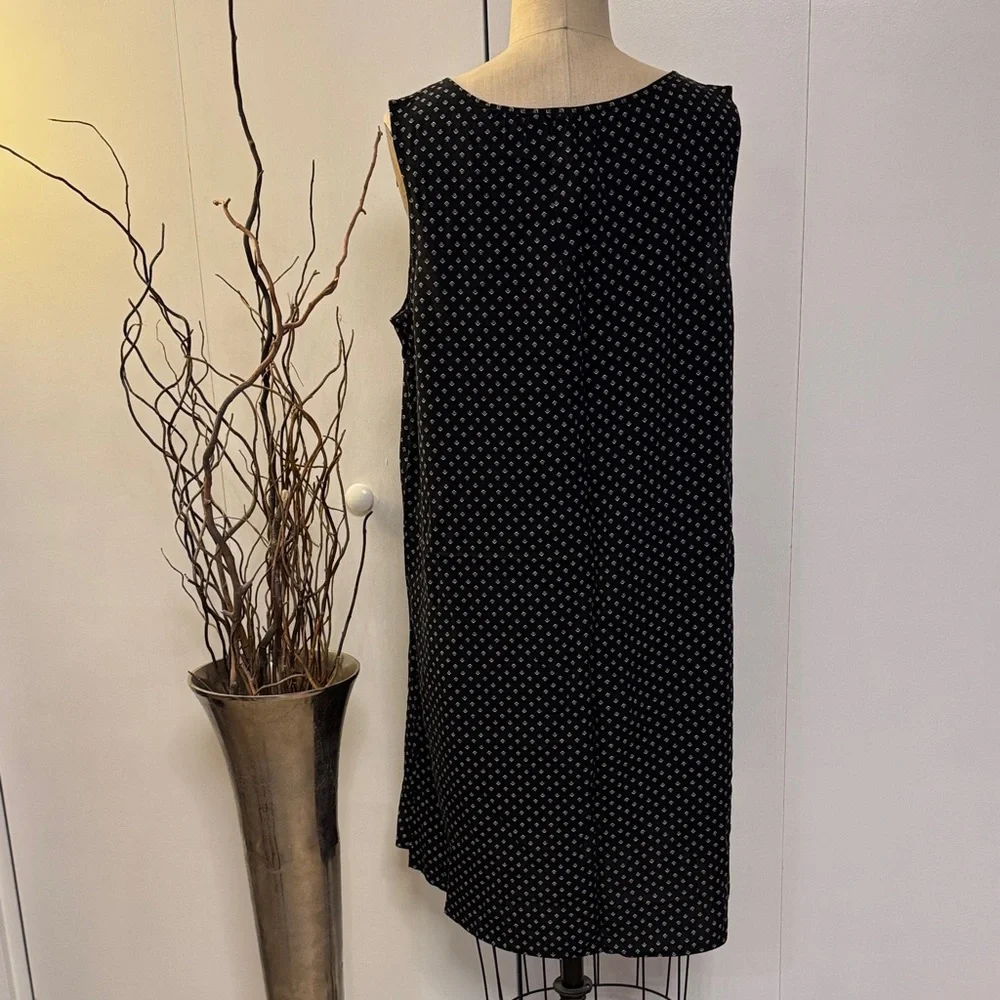 GAP Black and White Patterned Midi Dress - Picture 4 of 6